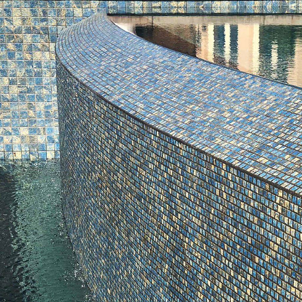Opal, 1" x 1" - Porcelain Pool Tile - Image 4