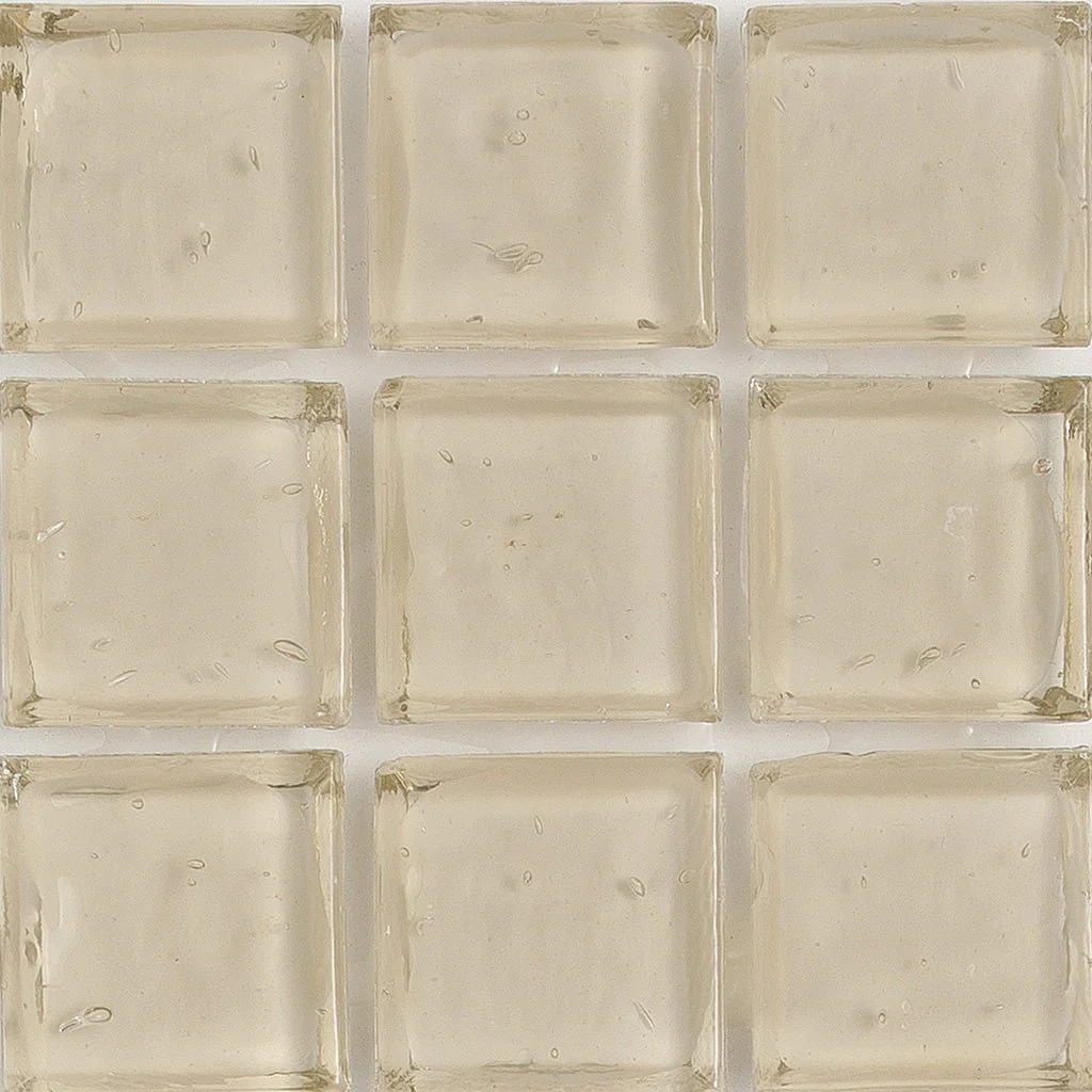 Opal Clear, 1" x 1" - Glass Tile