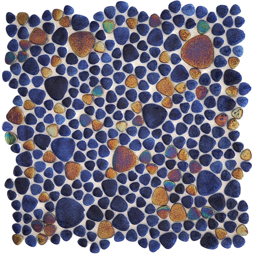 Open Waters, Mixed Pebble - Glass Tile