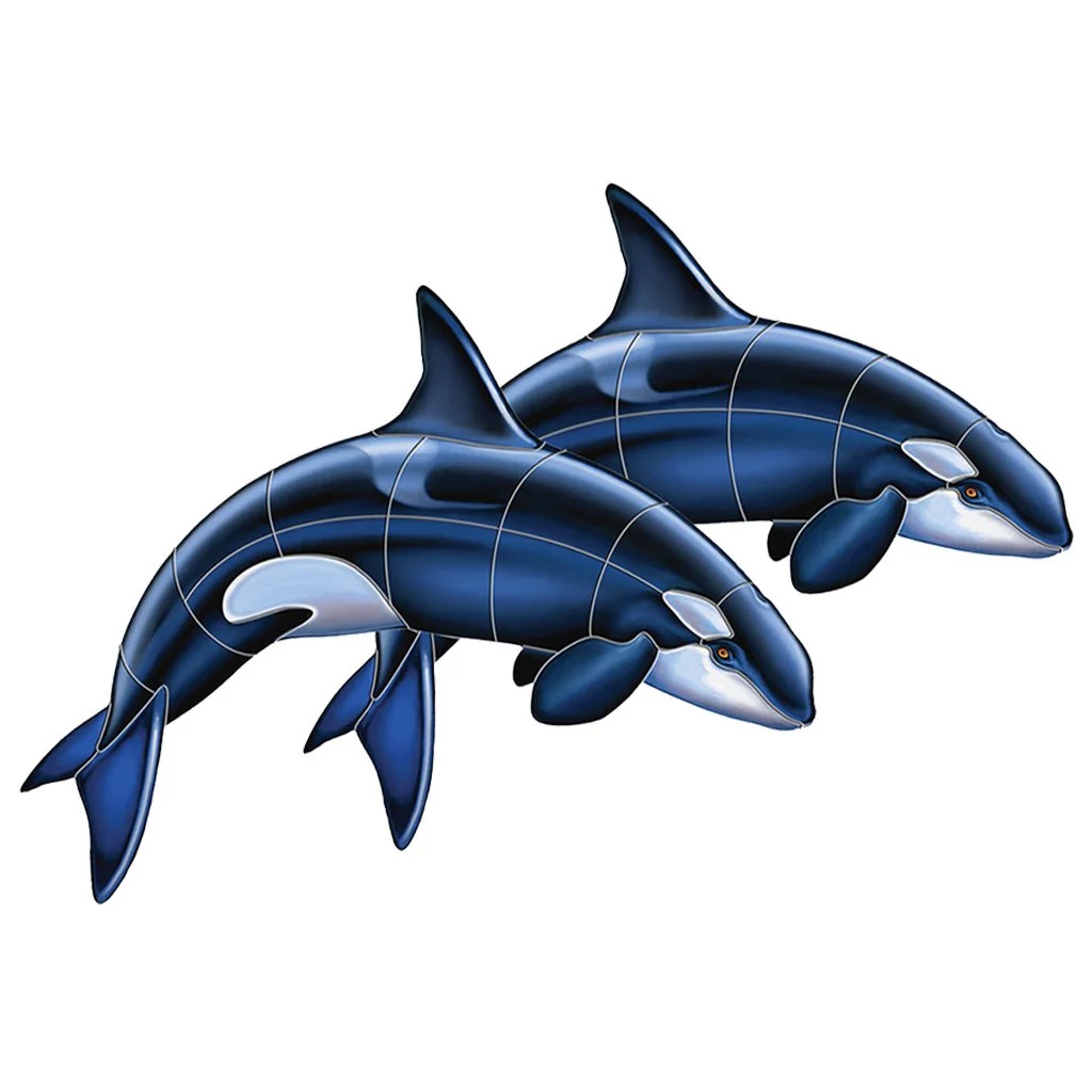 Orca - A Double - Pool Mosaic