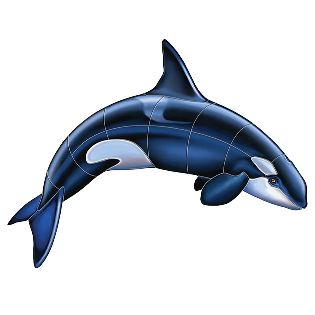 Orca - A, Porc - Pool Mosaic
