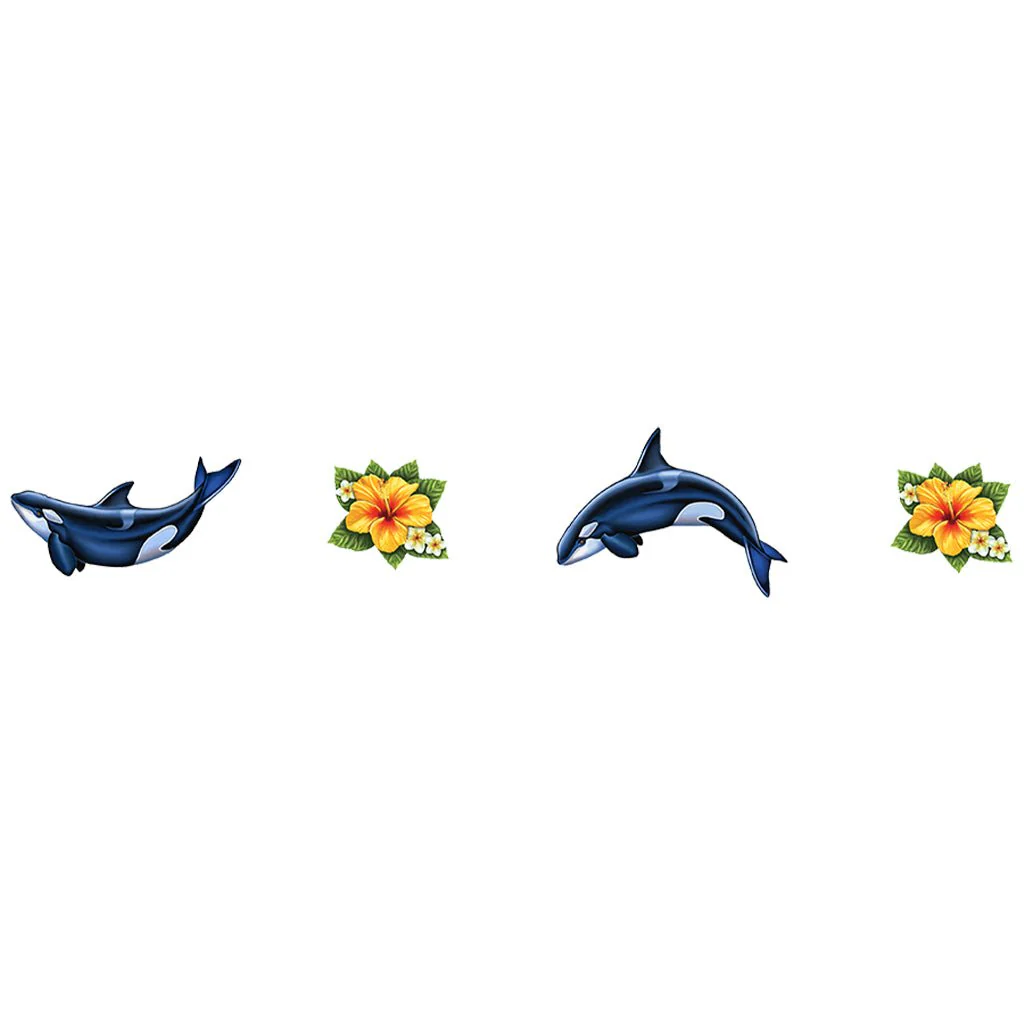 Orca Step Markers - Pool Mosaic