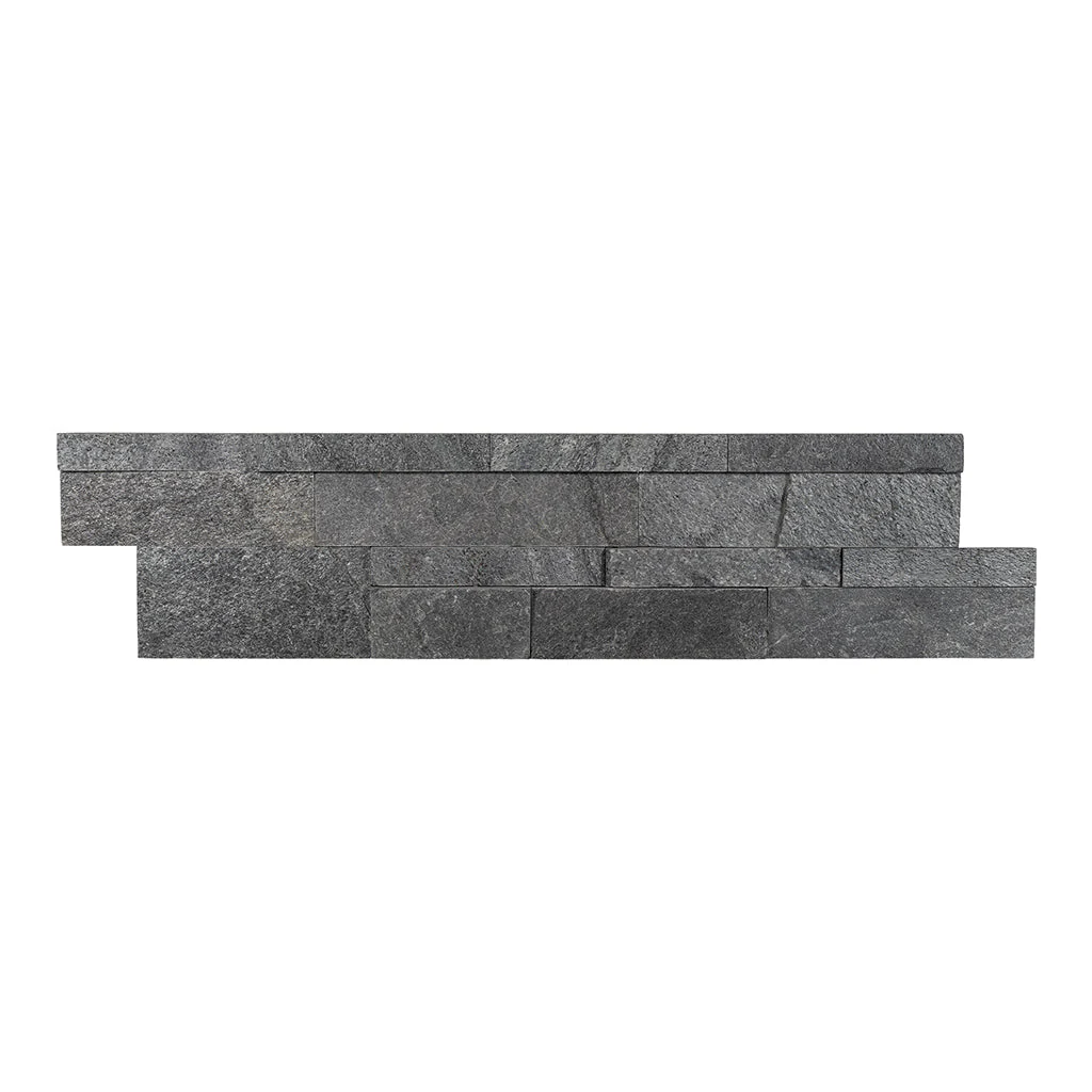 Ostrich Gray, 6" x 24" Ledger Panel - Stacked Natural Stone