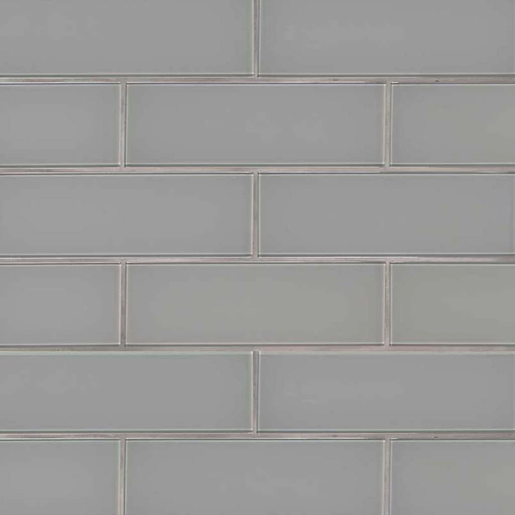 Oyster Gray, 4" x 12" - Glass Tile