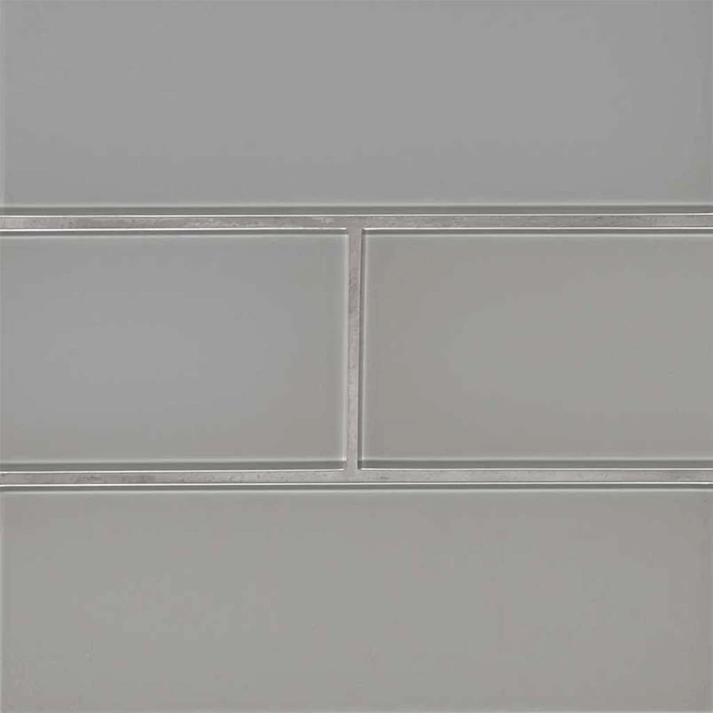 Oyster Gray, 4" x 12" - Glass Tile - Image 3