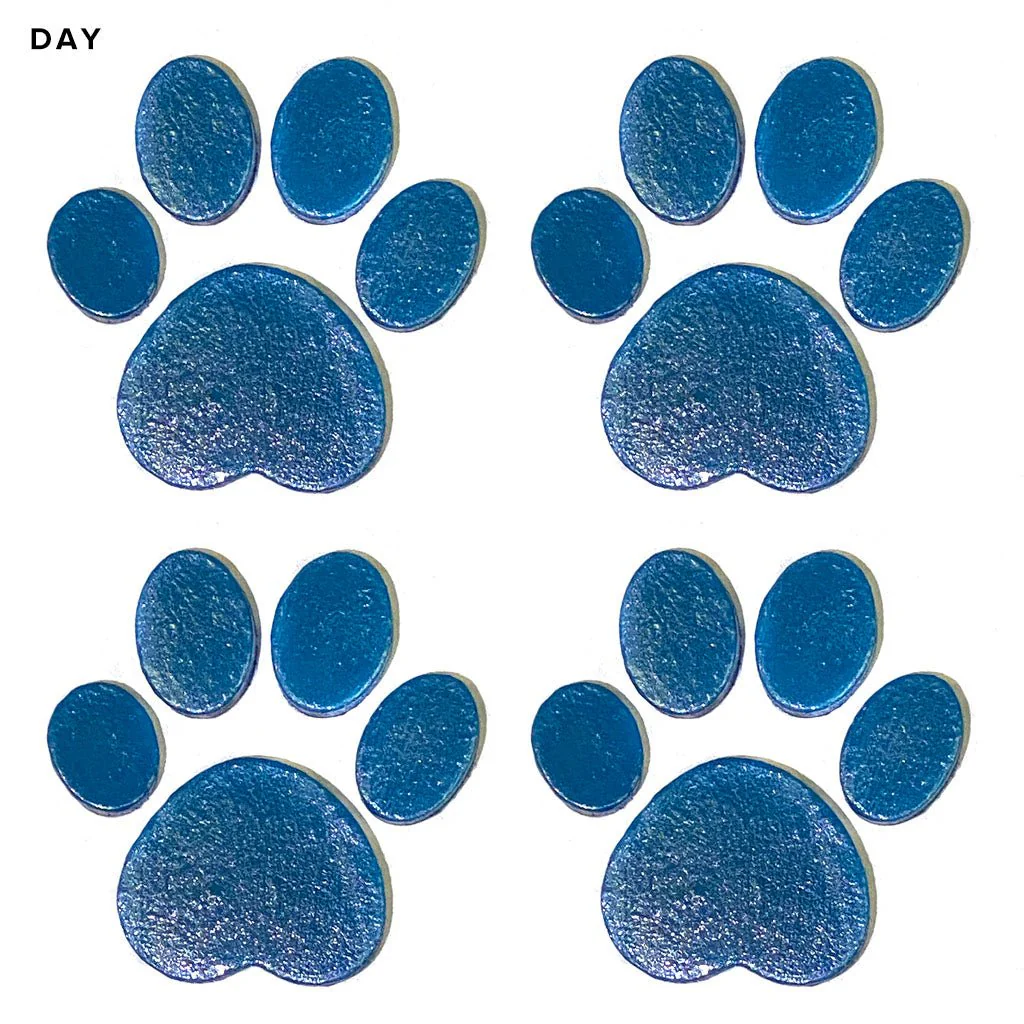 Paws x 4 - Glow in the Dark Pool Mosaics - Image 3