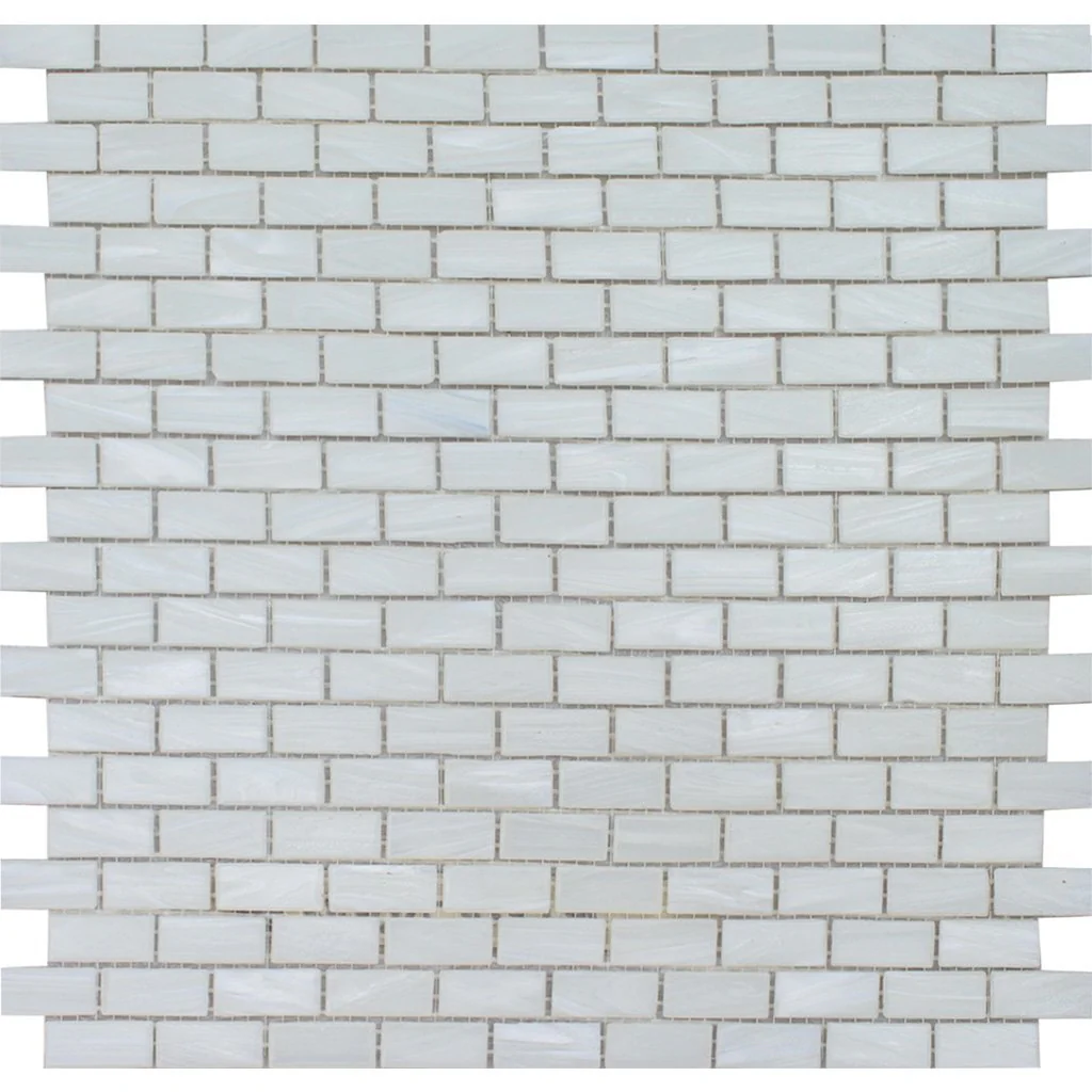 Pearl 1/2" x 1" Mosaic - Glass Tile
