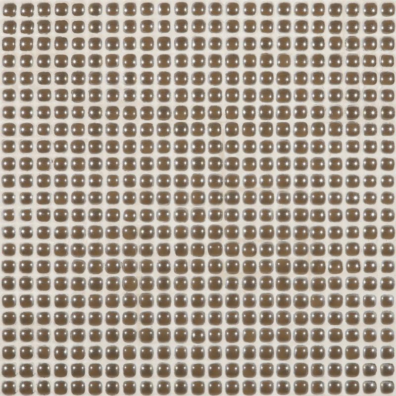 Pearl Coffee-Chocolate, 1/2" x 1/2" - Glass Tile
