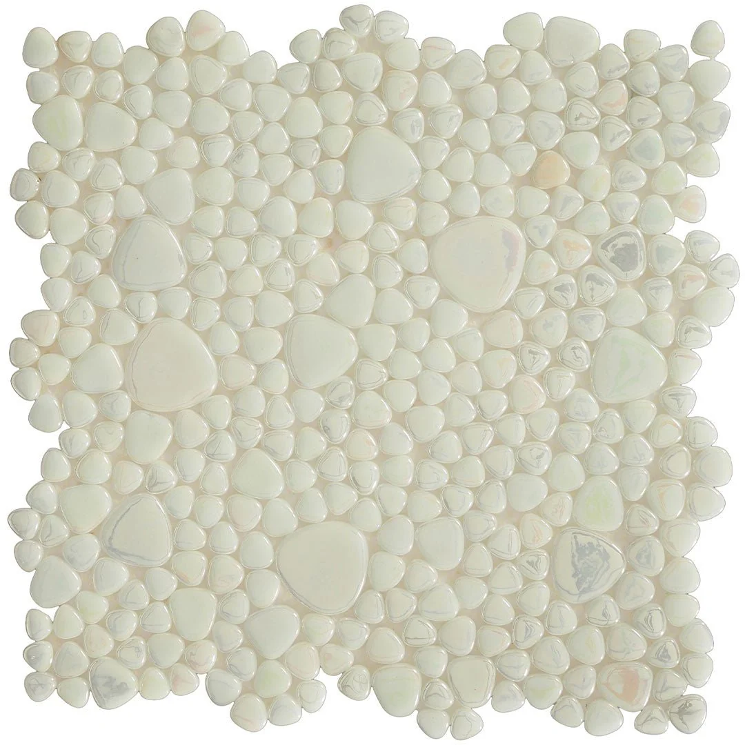 Pearl Tide, Mixed Pebble - Glass Tile