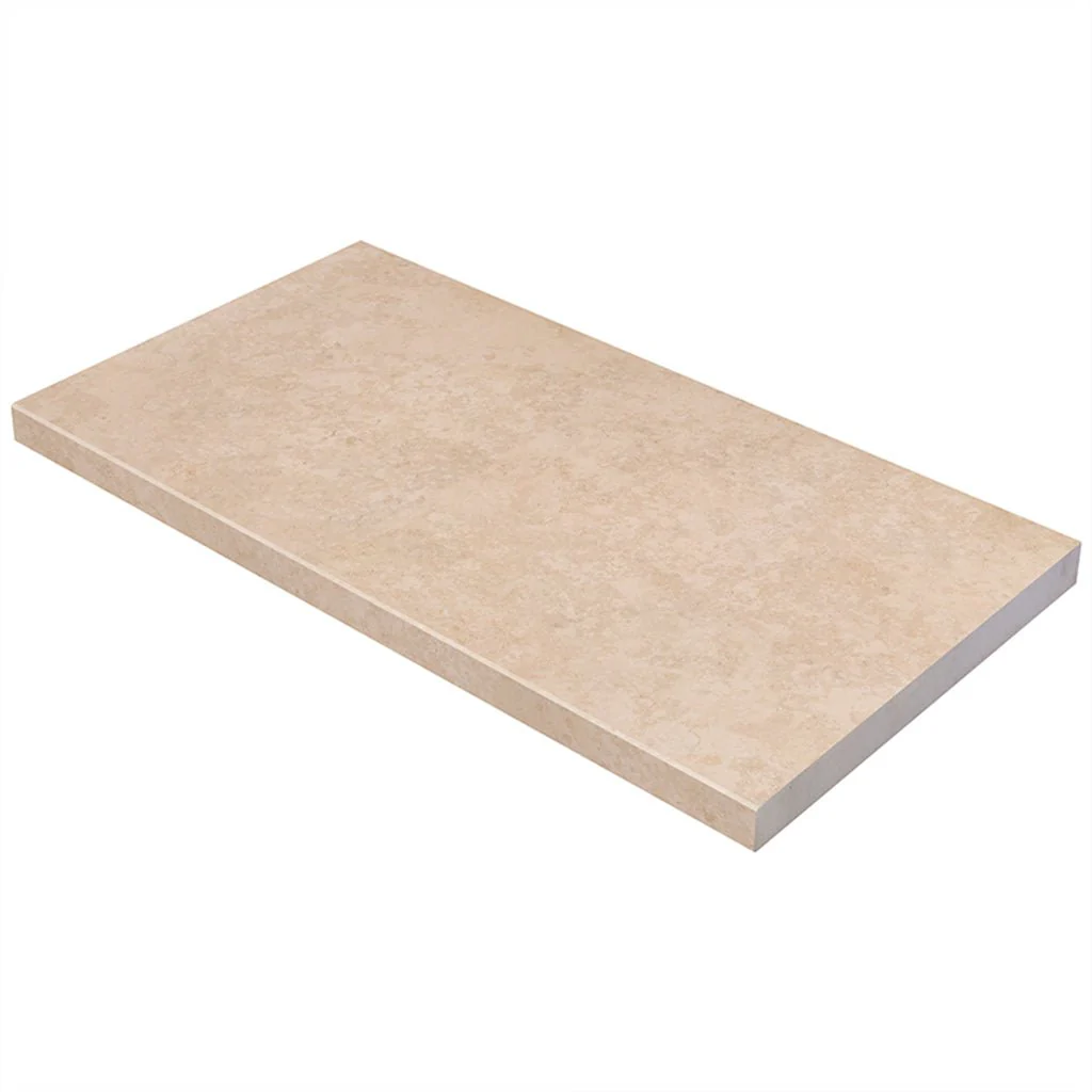 Petra Beige, 13" x 24" - 2CM Porcelain Pool Coping