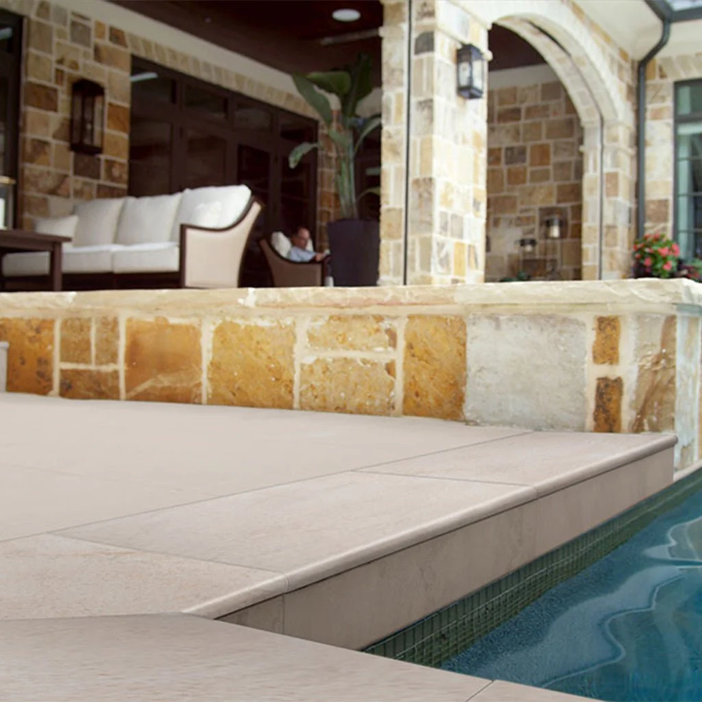 Petra Beige, 13" x 24" - 2CM Porcelain Pool Coping - Image 3