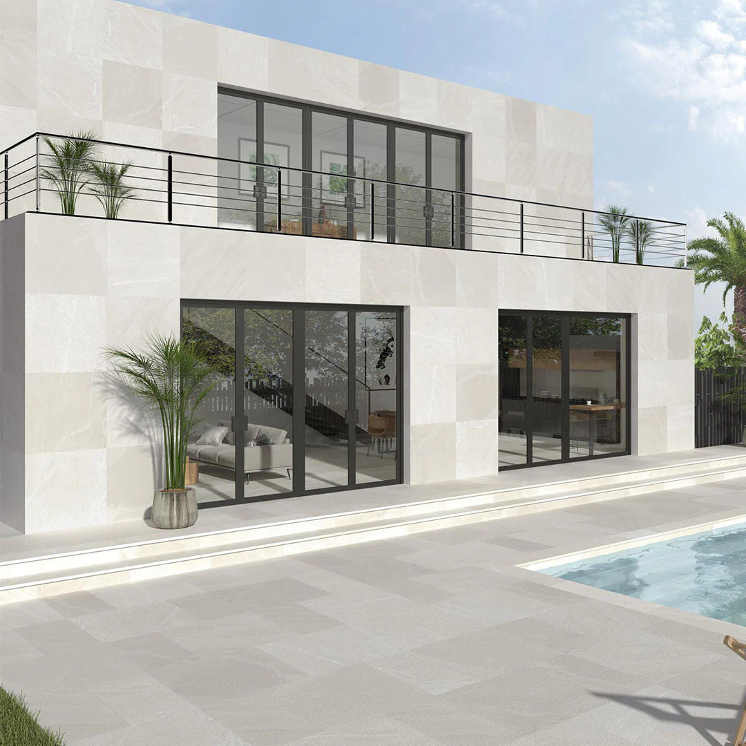 Pietrasanta Ivory, 35" x 35" - Porcelain Tile - Image 2