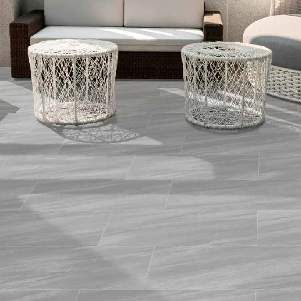 Pillar Gray, 16" x 32" - 2CM Outdoor Porcelain Paver - Image 2