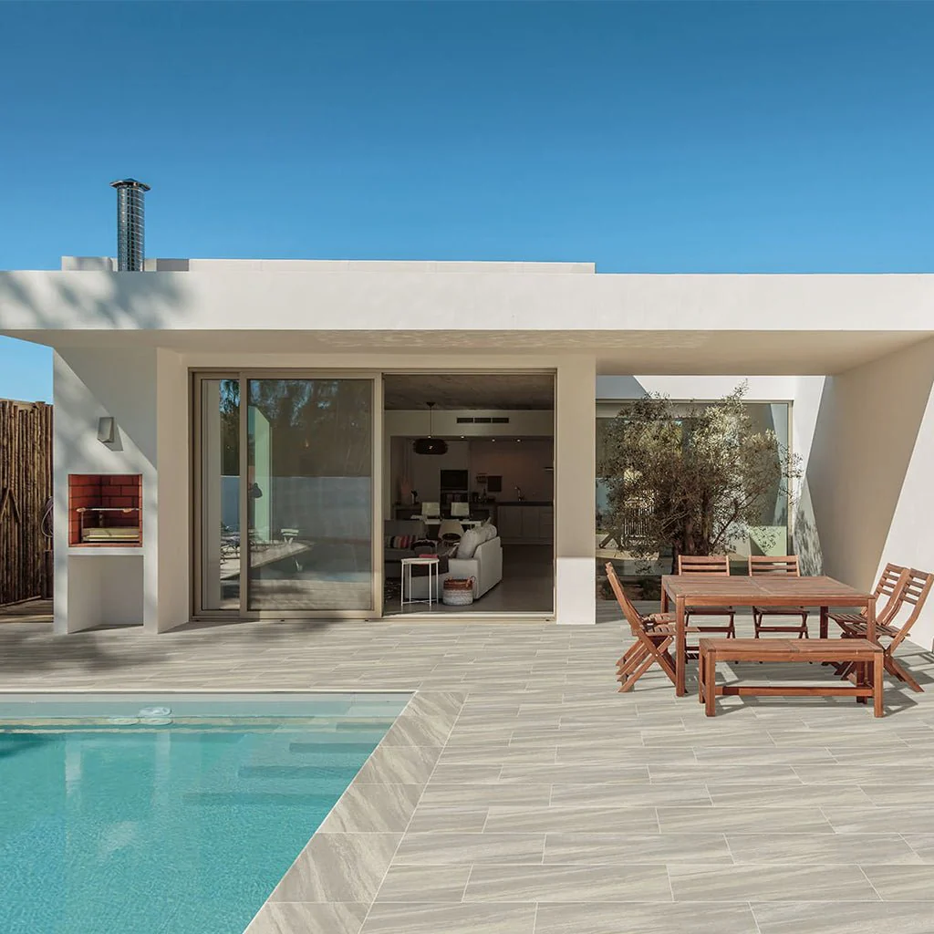 Pillar Sand, 16" x 32" - 2CM Outdoor Porcelain Paver - Image 2