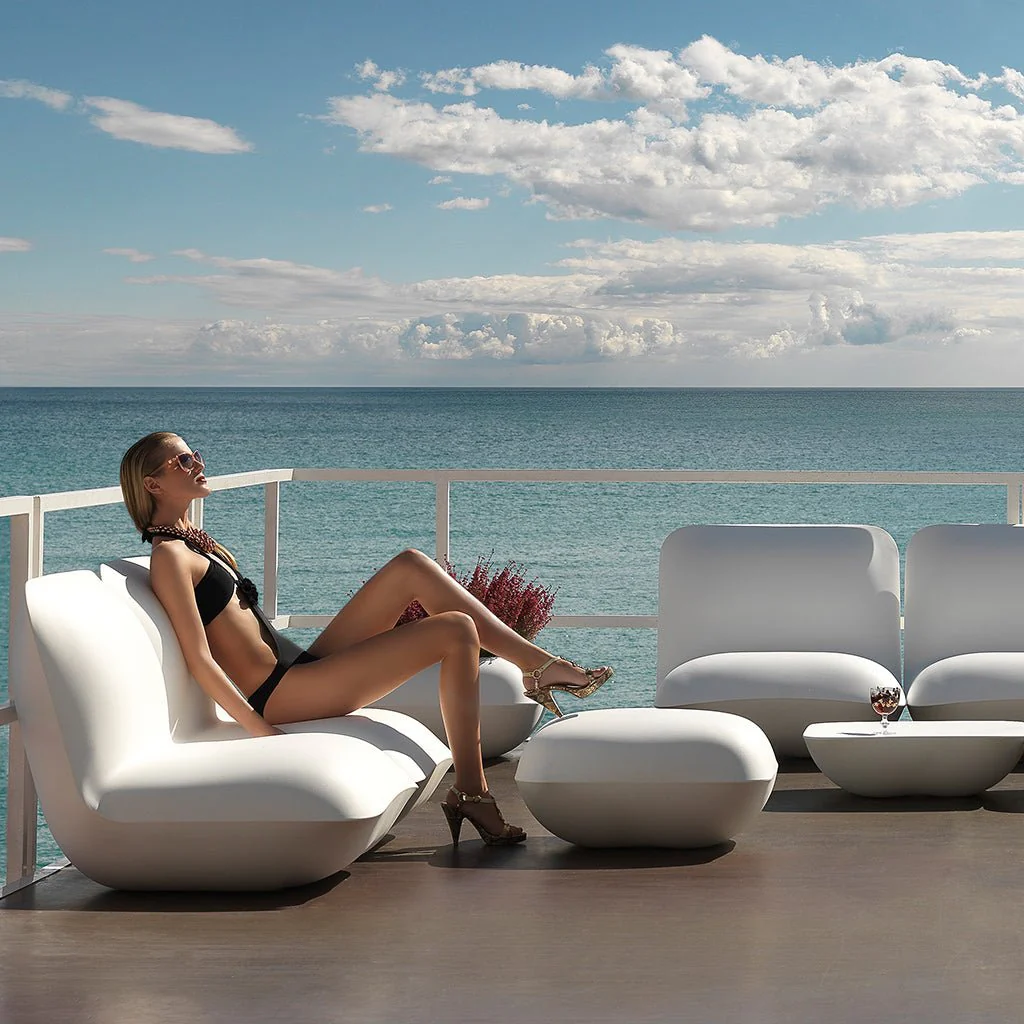 Pillow Ottoman - Modern Pool Furniture - Image 3