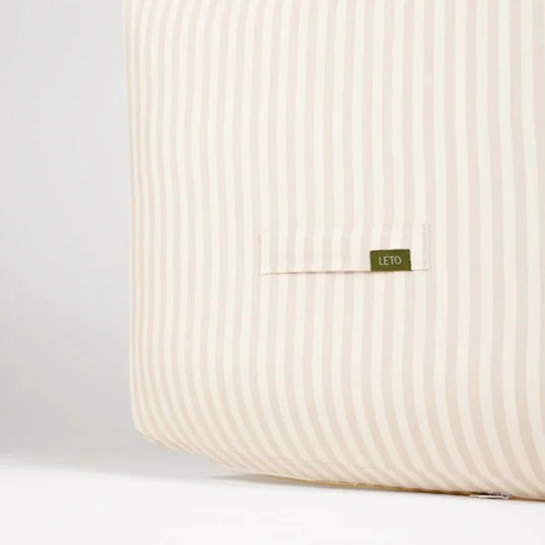 Pool Chaise, Ivory/Flax Stripe - Pool & Patio Lounger - Image 6