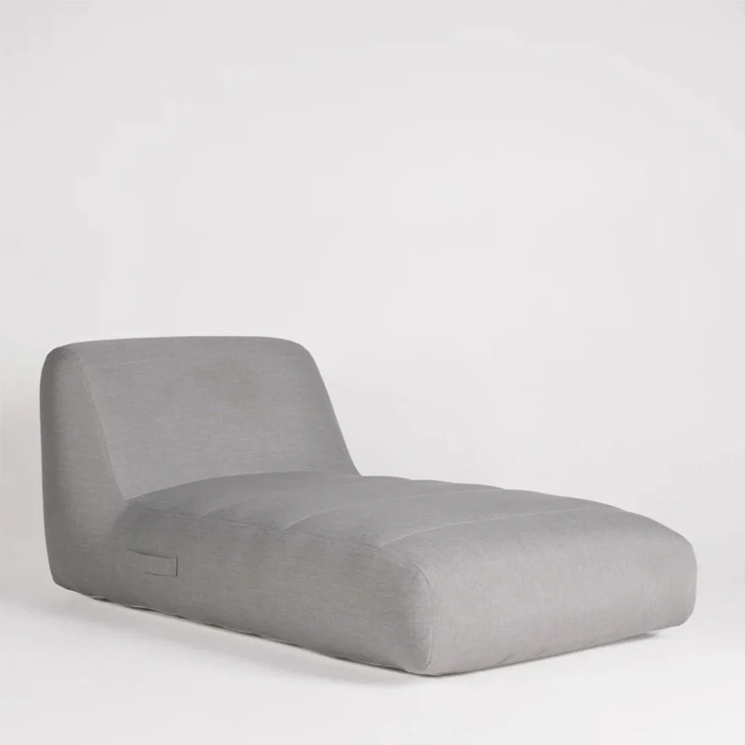 Pool Chaise, Pewter - Pool & Patio Lounger