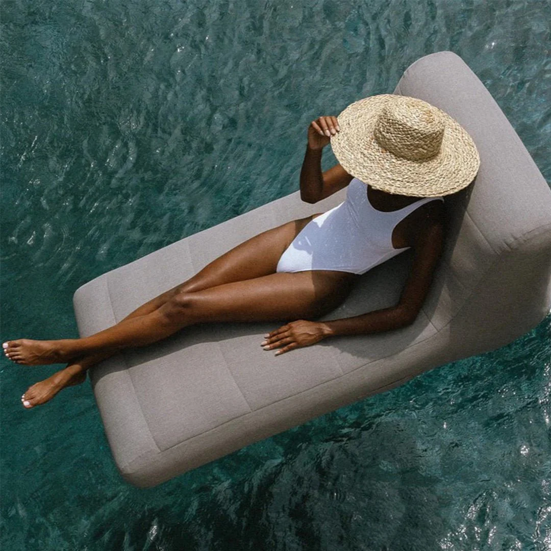 Pool Chaise, Pewter - Pool & Patio Lounger - Image 2