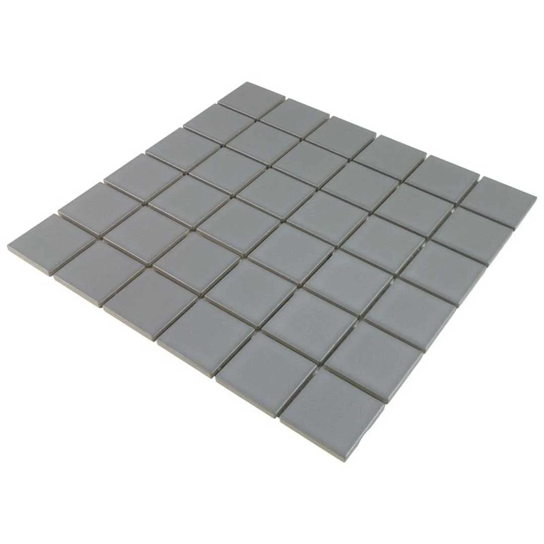 Porcelart Grey Matte, 2" x 2" - Porcelain Tile - Image 5