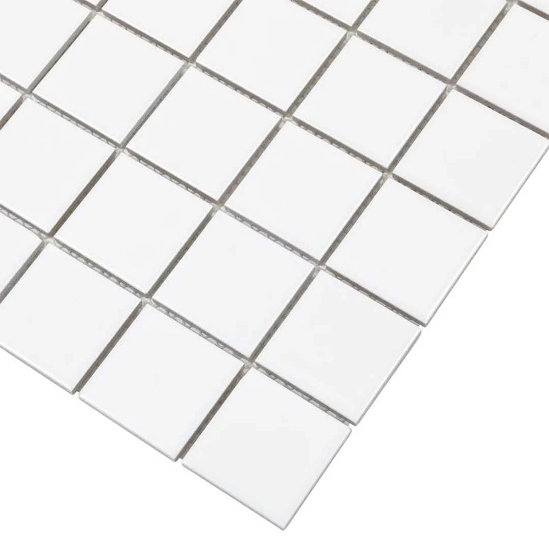 Porcelart White Matte, 2" x 2" - Porcelain Tile - Image 3