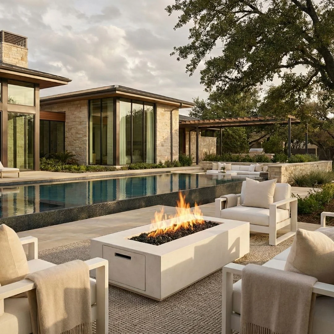 Porto 68 Fire Table - Gas Fire Pit - Image 2
