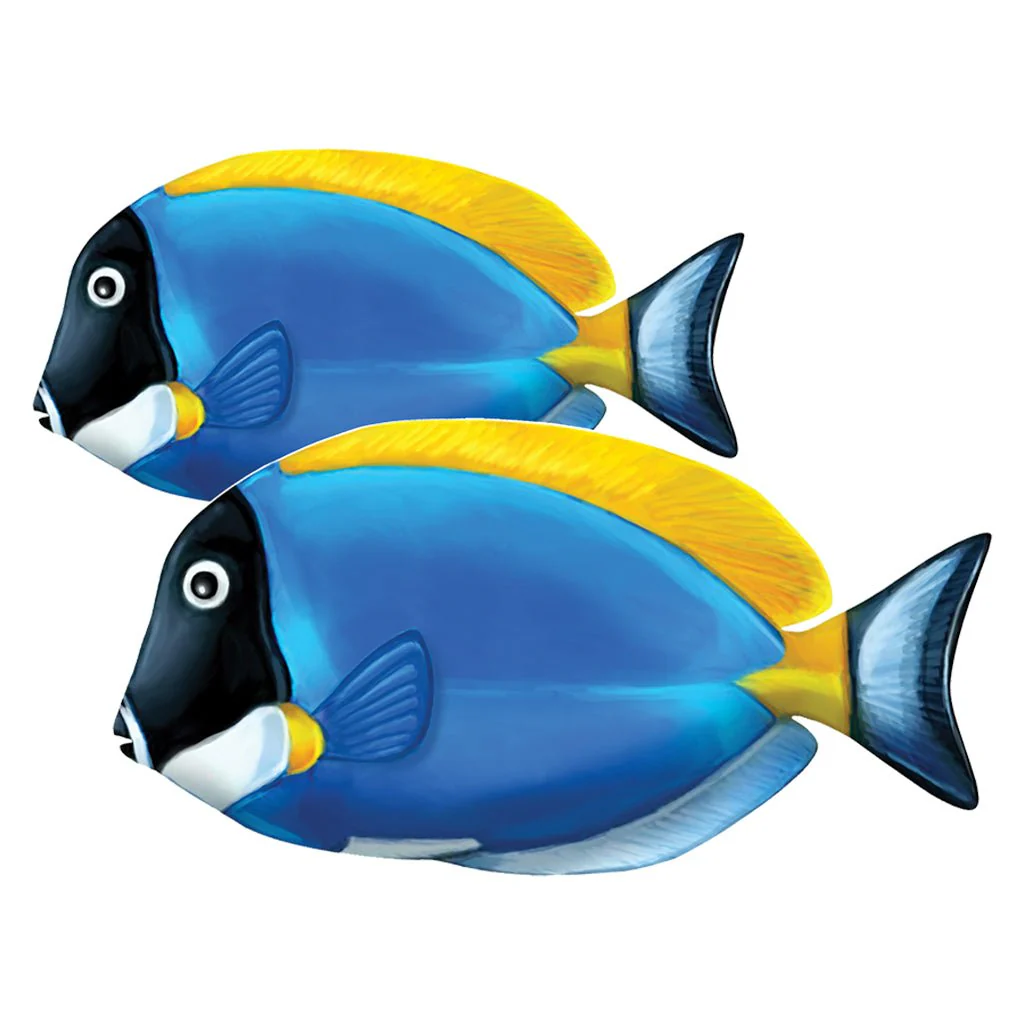 Powder Blue Tang (Double) - Pool Mosaic