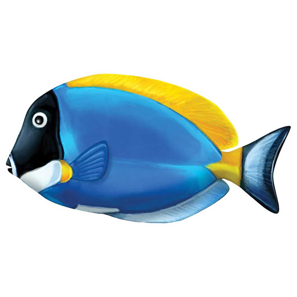 Powder Blue Tang - Pool Mosaic