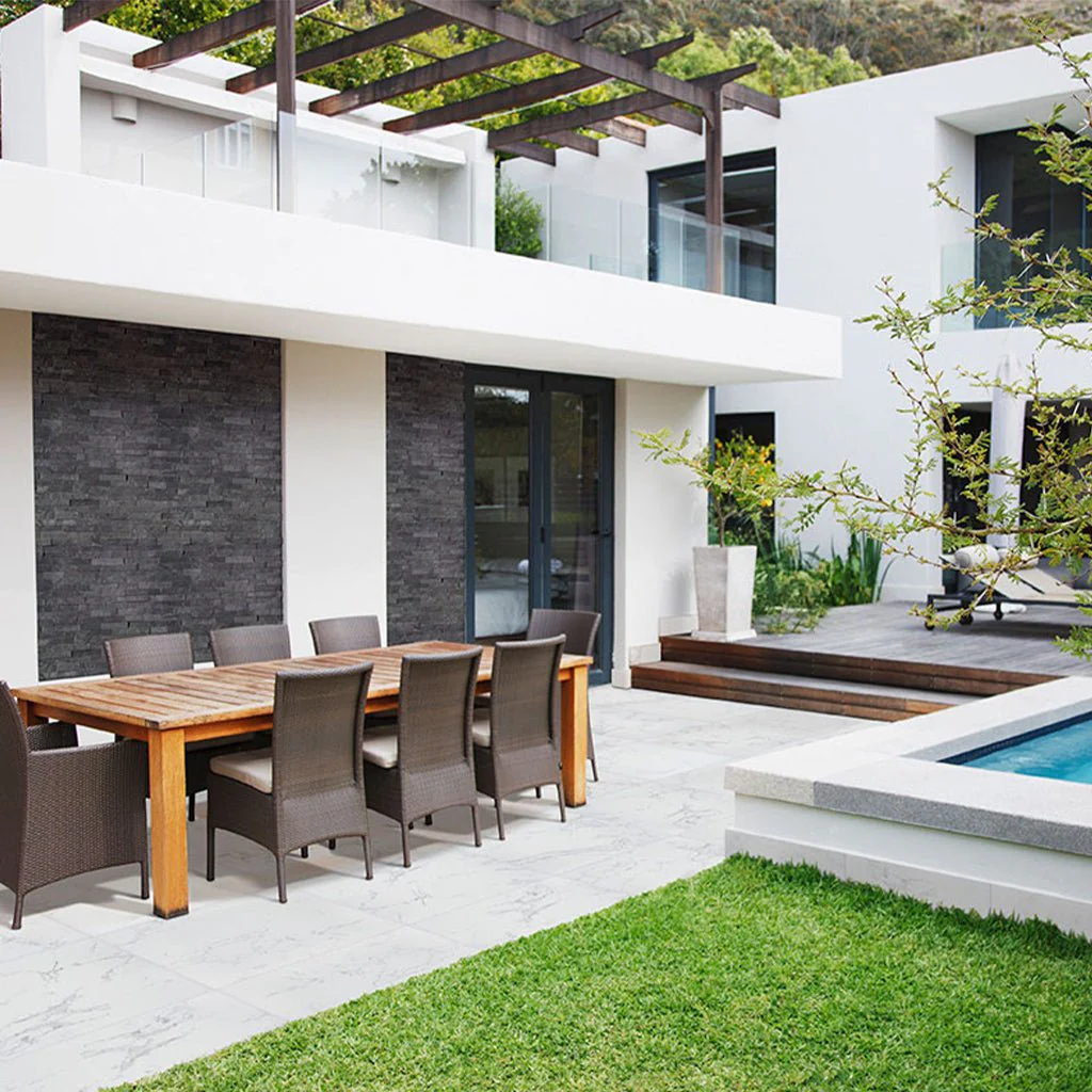 Praia Carrara, 24" x 24" - 2CM Outdoor Porcelain Paver - Image 2