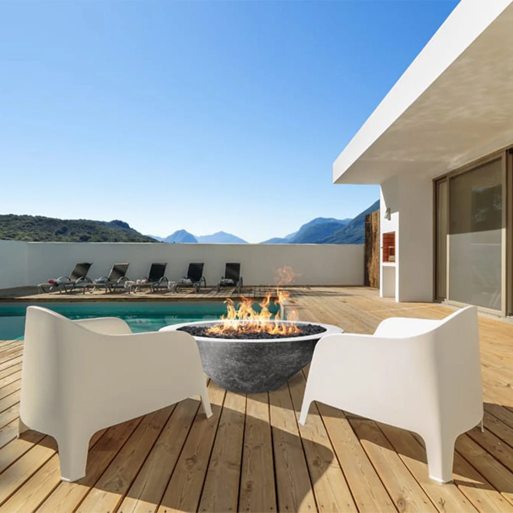 Embarcadero Fire Bowl - Gas Fire Pit - Image 3