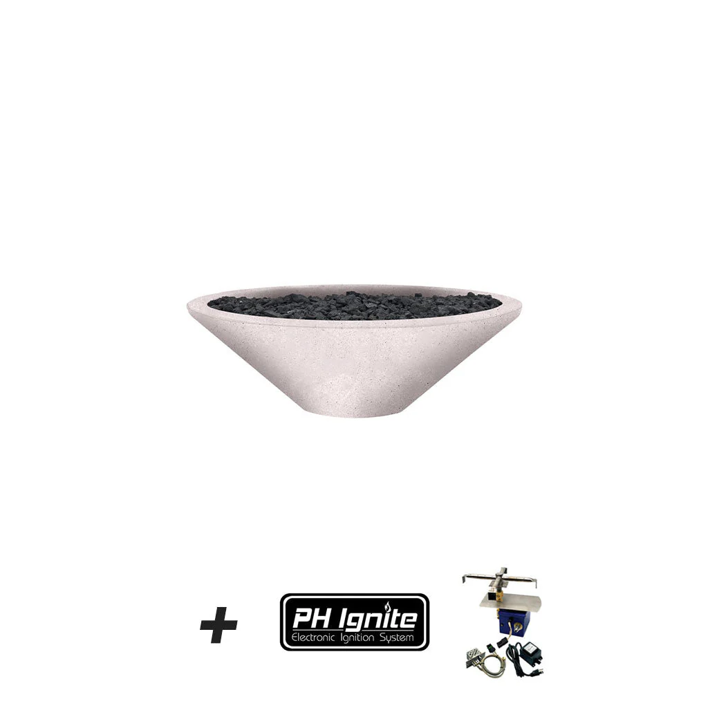 Embarcadero Pedestal Fire Bowl - Gas Fire Pit - Image 16