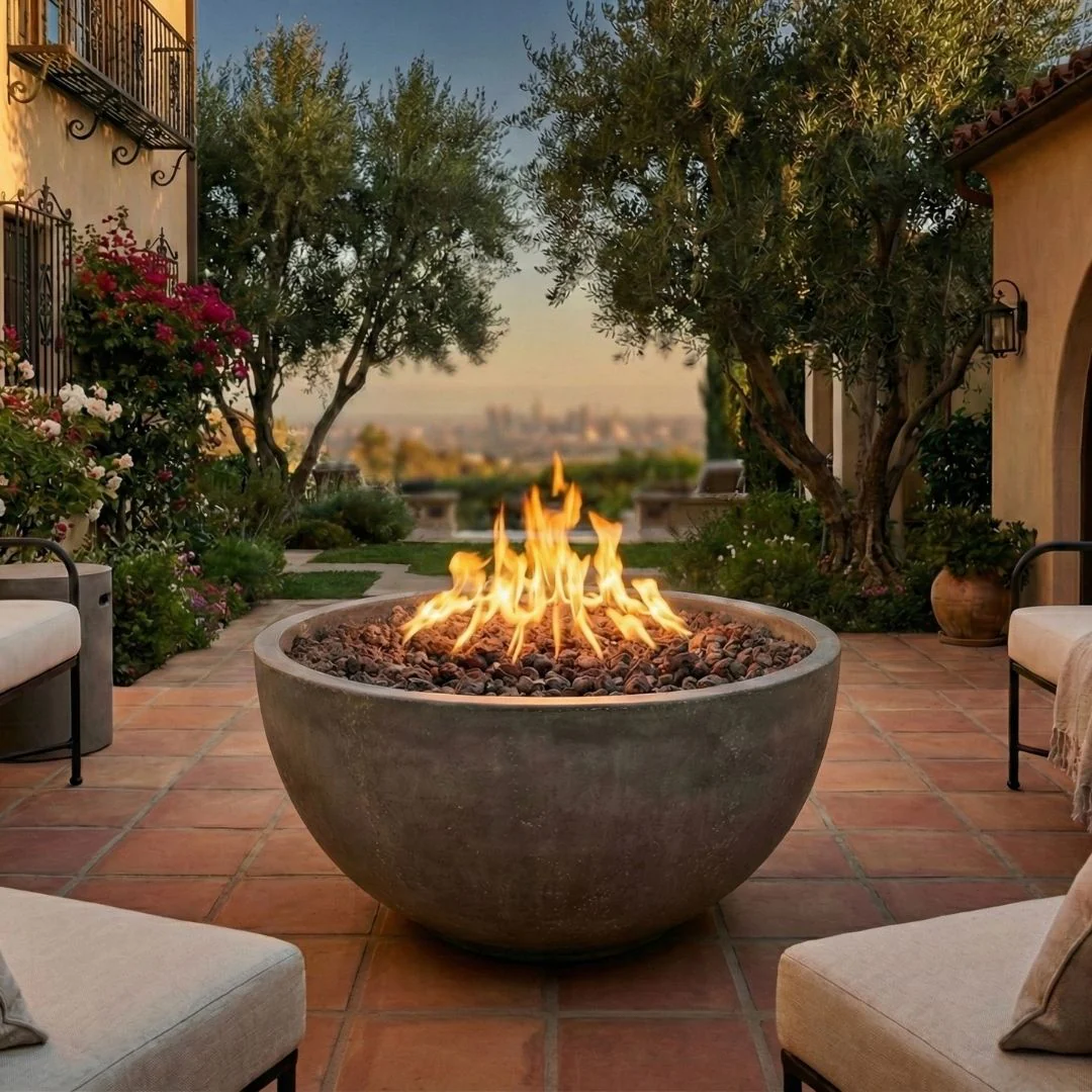 Moderno 1 Fire Bowl - Gas Fire Pit - Image 11