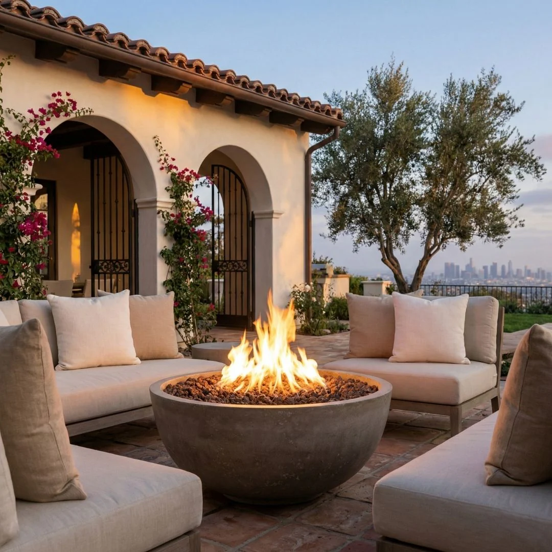 Moderno 1 Fire Bowl - Gas Fire Pit - Image 12