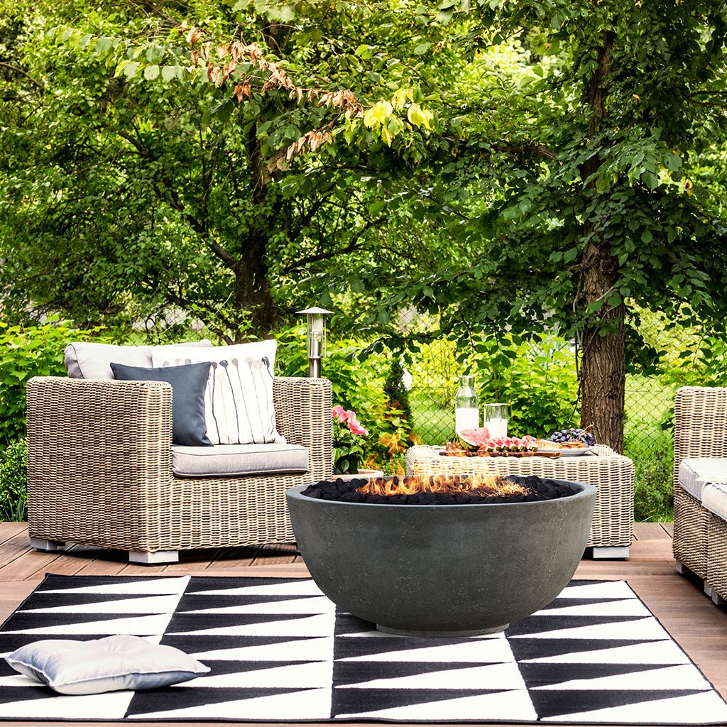 Moderno 1 Fire Bowl - Gas Fire Pit - Image 18