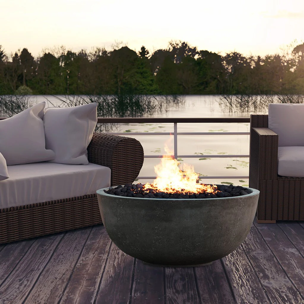 Moderno 1 Fire Bowl - Gas Fire Pit - Image 22