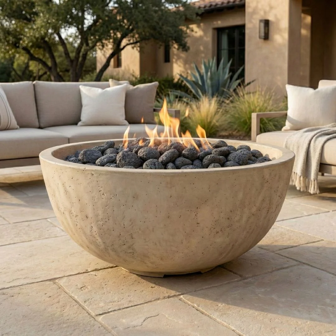 Moderno 1 Fire Bowl - Gas Fire Pit - Image 3