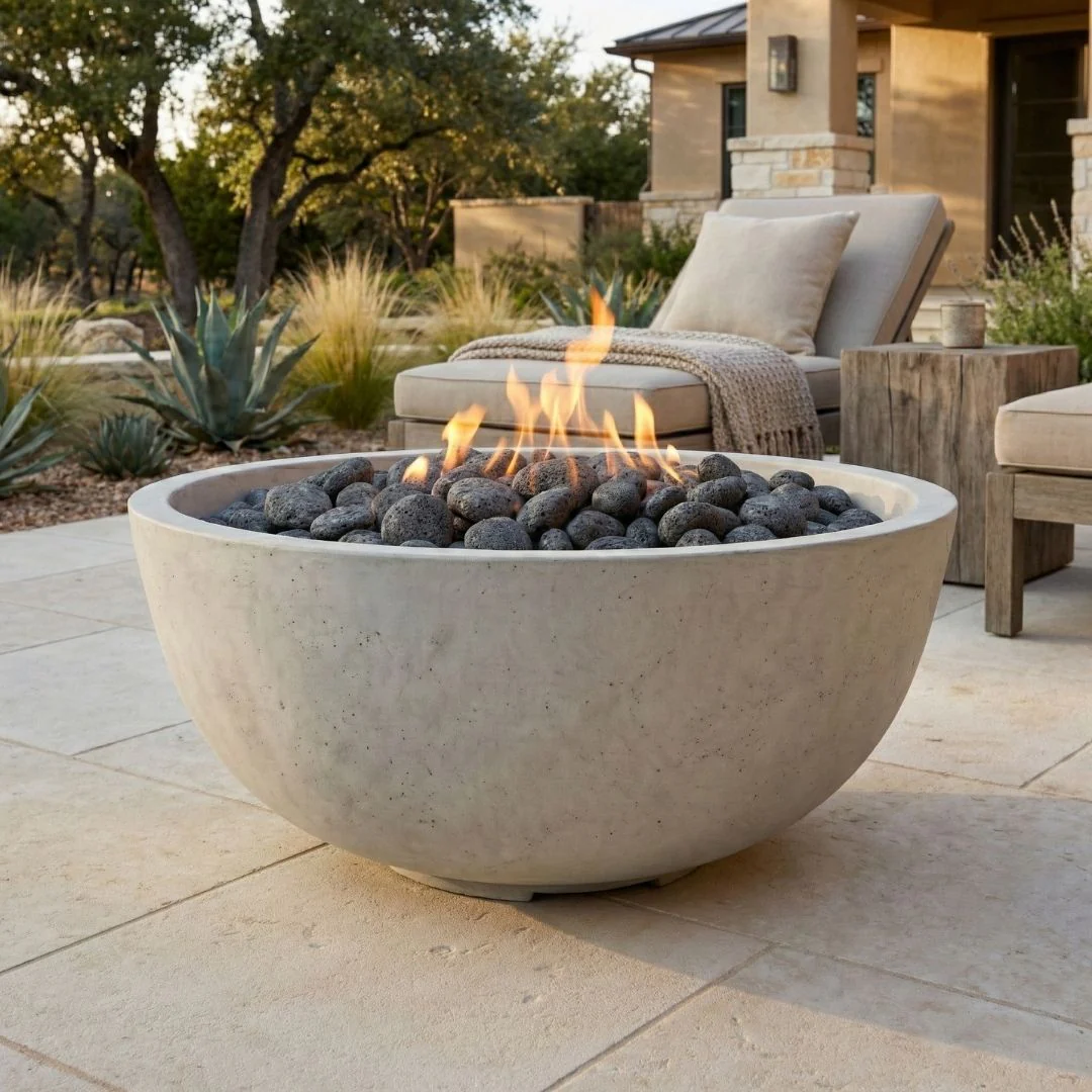 Moderno 1 Fire Bowl - Gas Fire Pit - Image 5