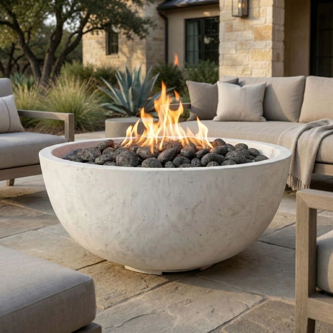 Moderno 1 Fire Bowl - Gas Fire Pit - Image 7