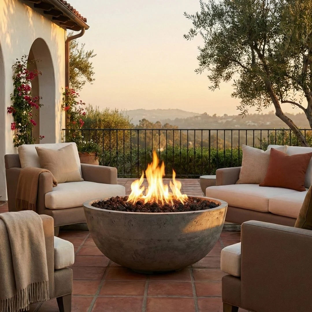 Moderno 1 Fire Bowl - Gas Fire Pit - Image 8