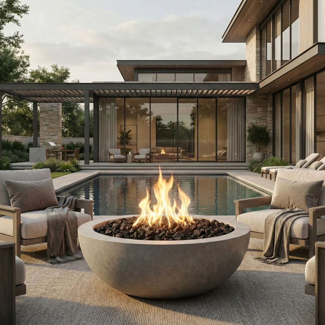 Moderno 4 Fire Bowl - Gas Fire Pit - Image 9