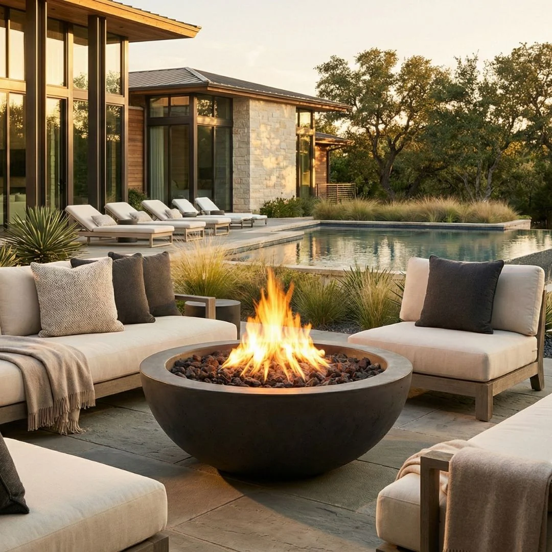 Moderno 5 Fire Bowl - Gas Fire Pit - Image 4