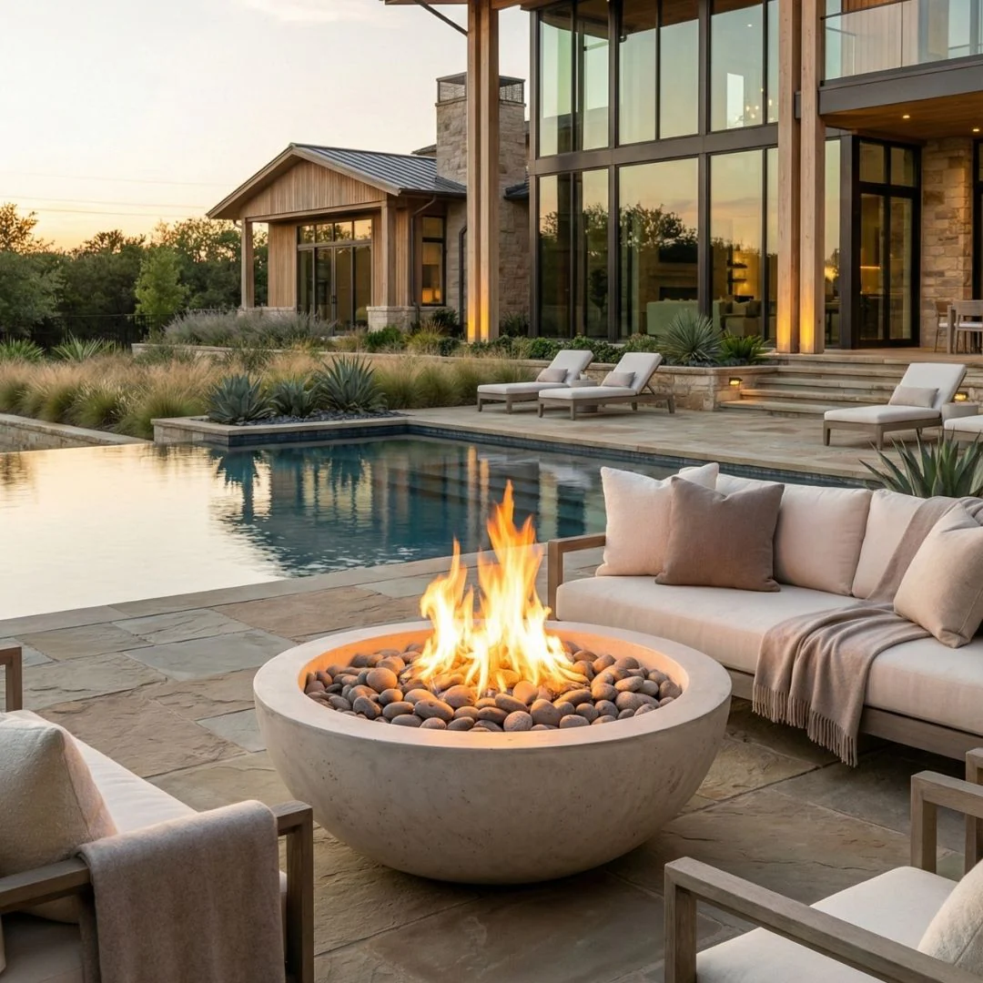 Moderno 5 Fire Bowl - Gas Fire Pit - Image 6