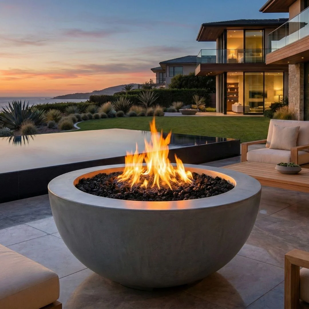 Moderno 8 Fire Bowl - Gas Fire Pit - Image 4