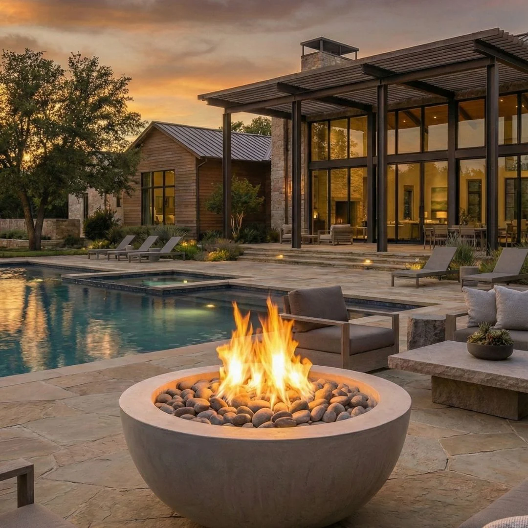 Moderno 8 Fire Bowl - Gas Fire Pit - Image 8
