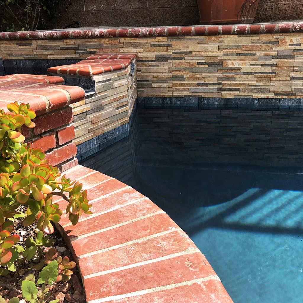 Quarzo Gold, Interlocking - Porcelain Pool Tile - Image 2