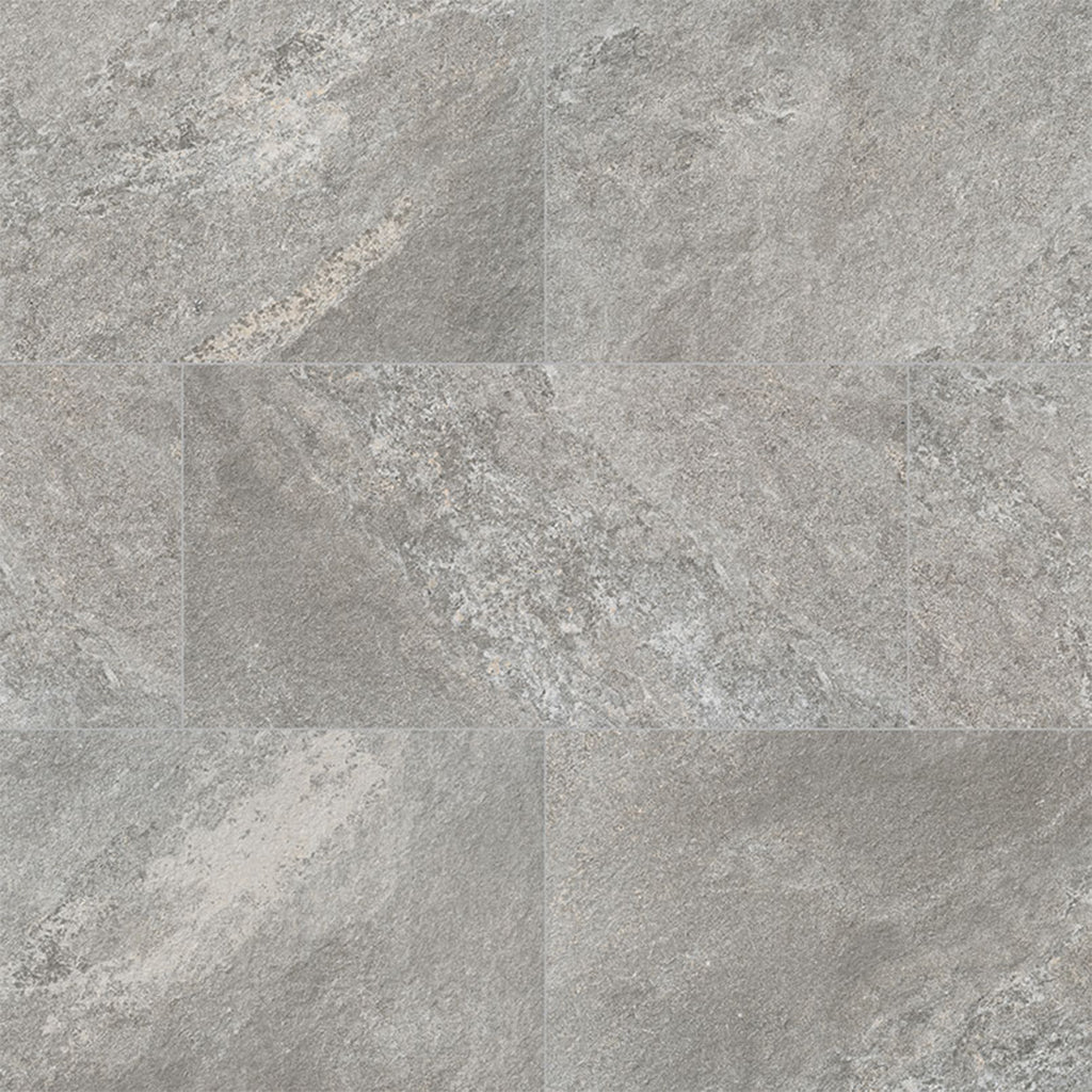 Quarzo Gray, 24" x 48" - 2CM Outdoor Porcelain Paver