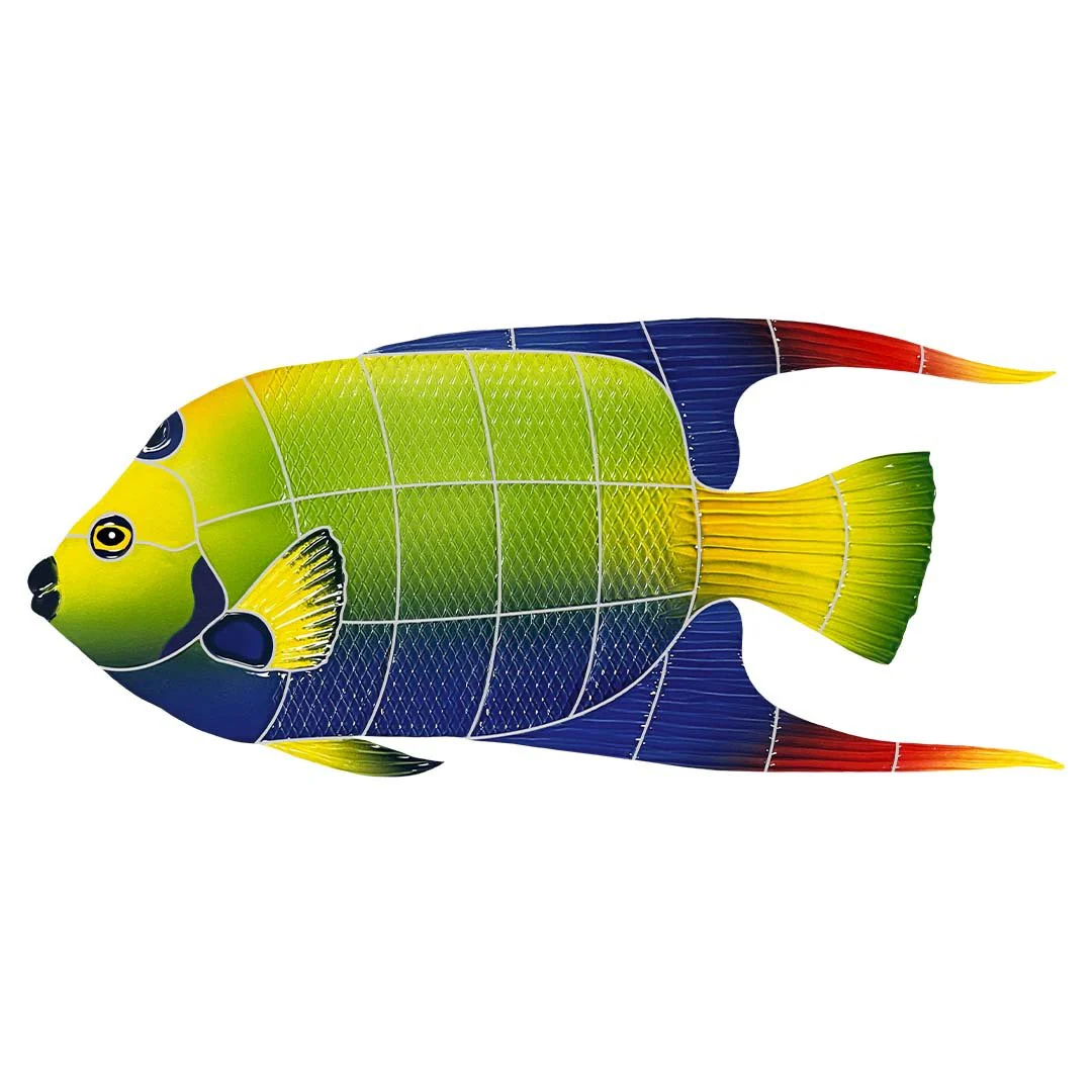 Queen Angelfish, Large - Pool Mosaic