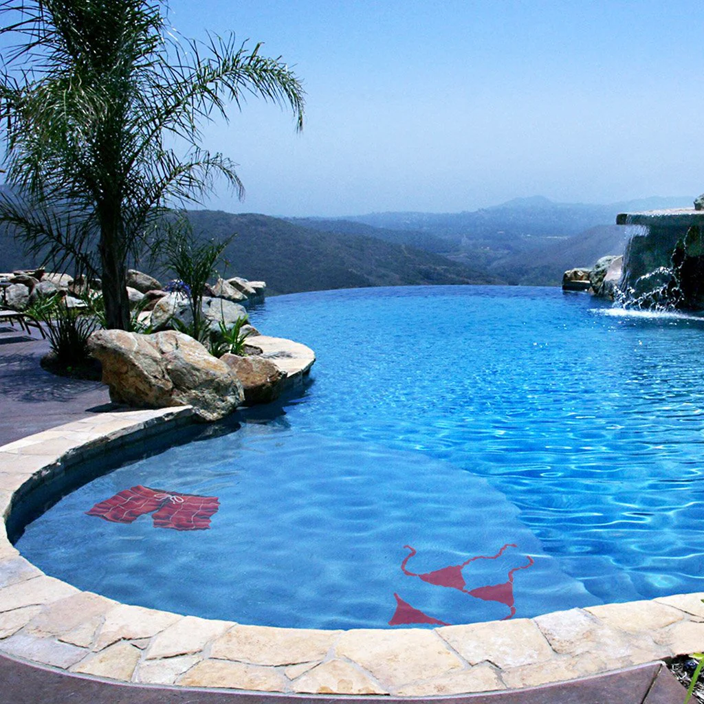 Red Bikini - Pool Mosaic - Image 2