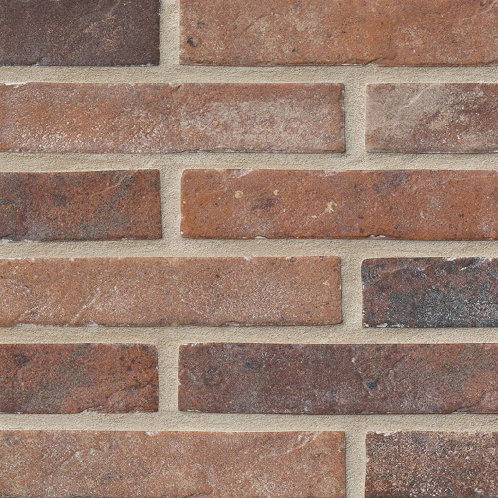 Red Brickstone, 2" x 10" - Porcelain Tile
