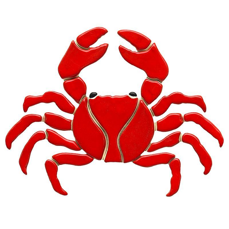 Red Crab - Pool Mosaic