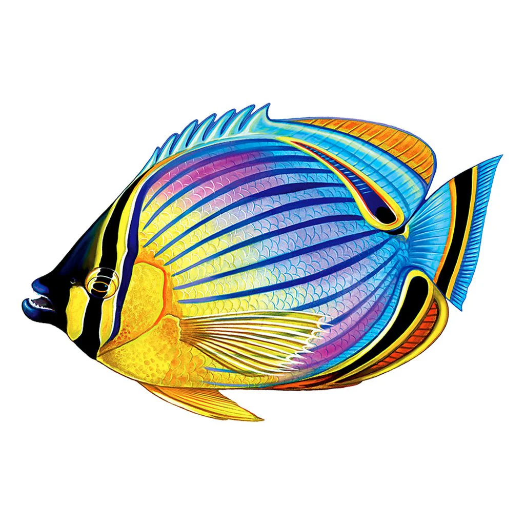 Redfin Butterflyfish - Pool Mosaic